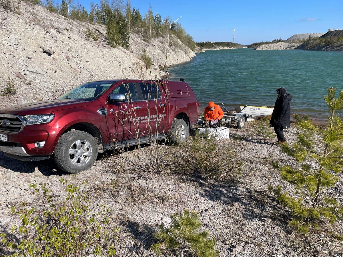 Veeproovide võtmine Aidu karjääris