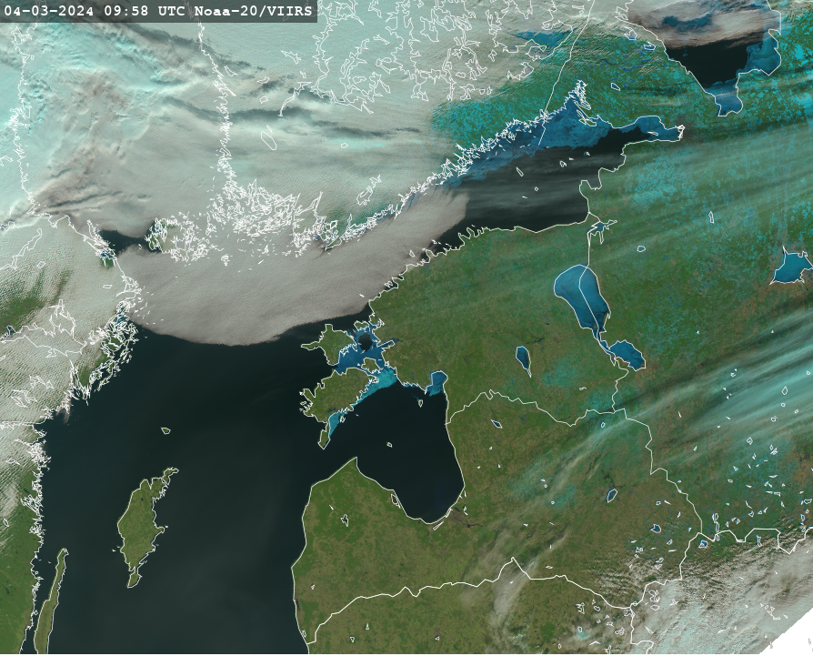 Simuleeritud MTG(Viirs) Natural color RGB