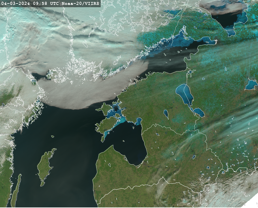 Simuleeritud MTG(Viirs) Natural color RGB 