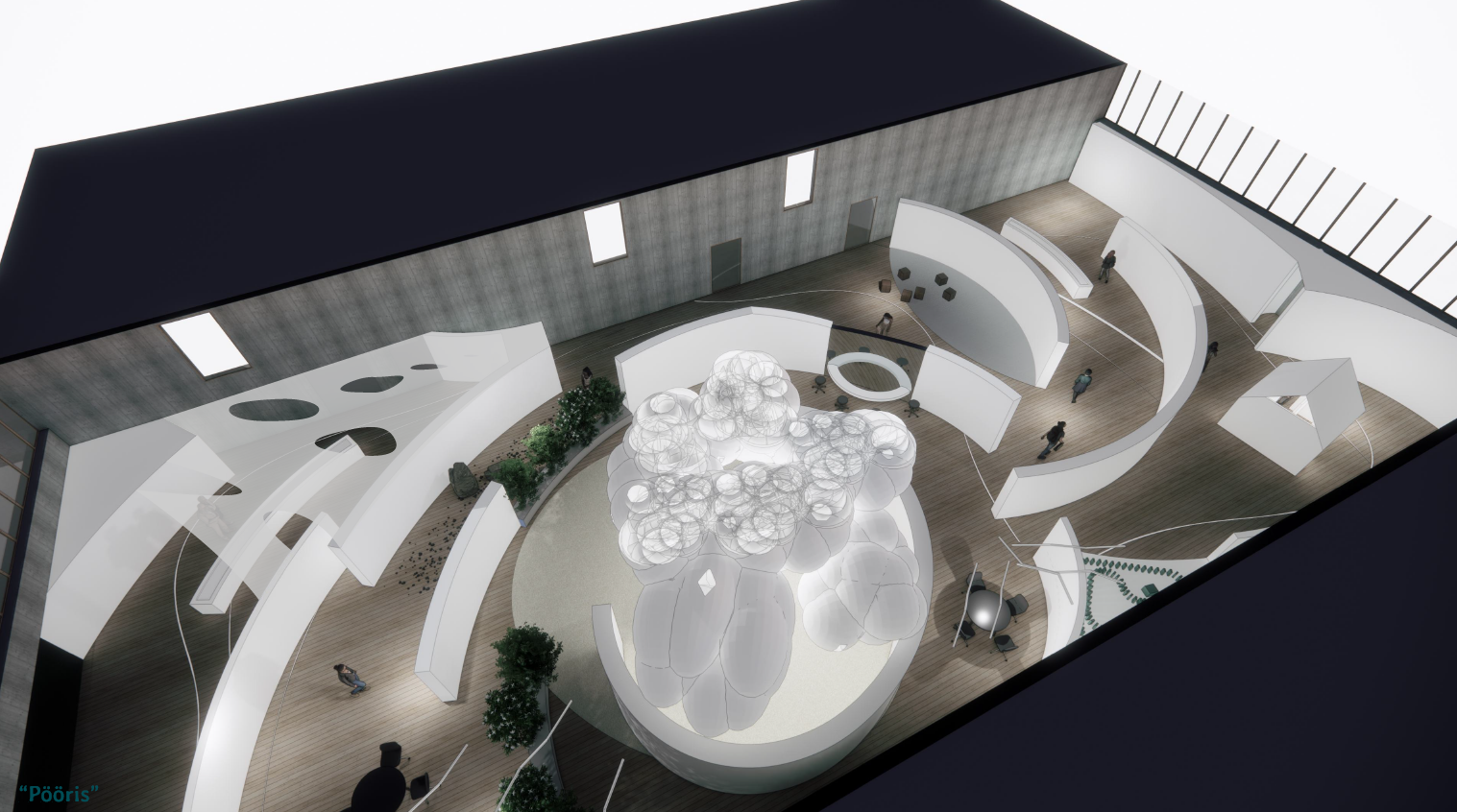 näituse võidutöö pööris konseptsioon